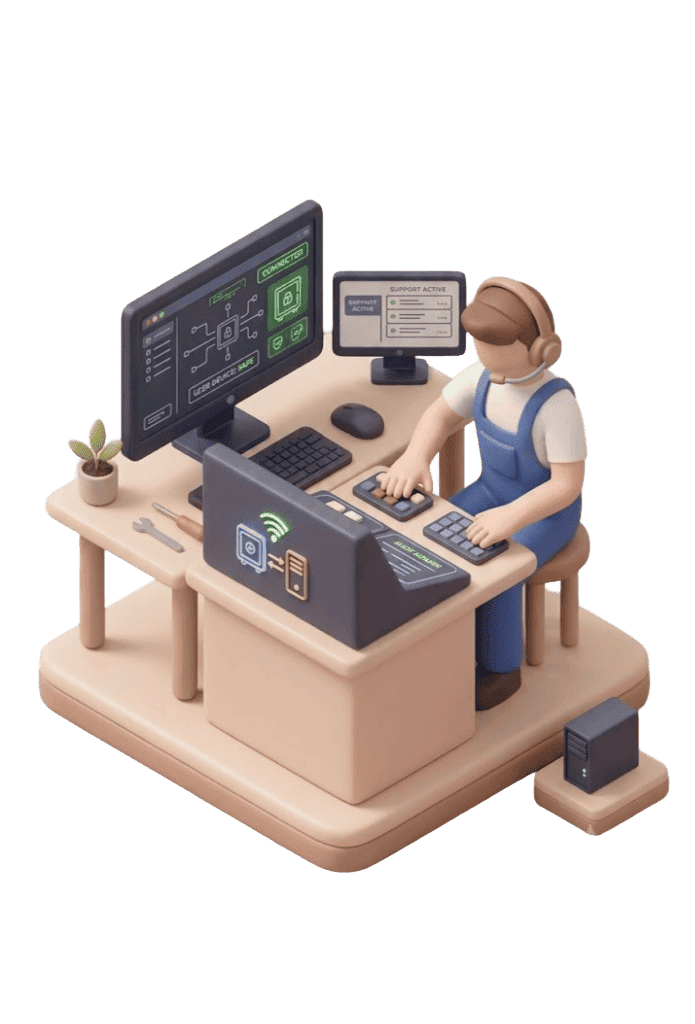 Support et Dépannage pour particuliers et professionnels